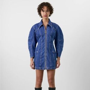 Cult Gaia x Gap Blue Denim Barrel Dress